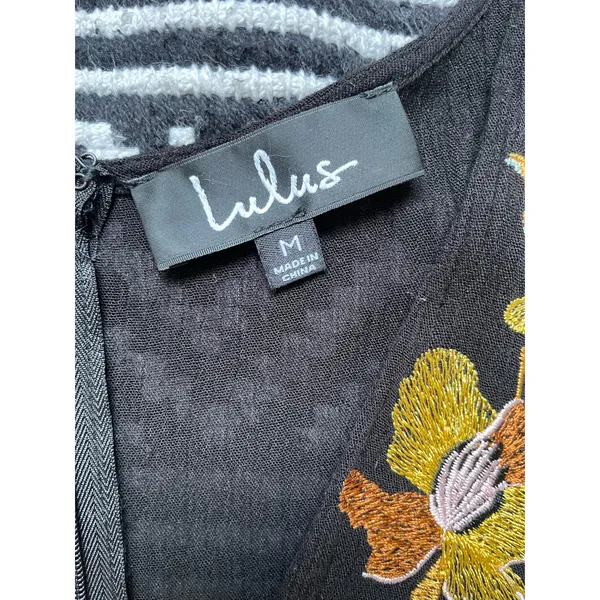 Lulu’s Puerto Vallarta Black Embroidered Maxi Dress - Image 15