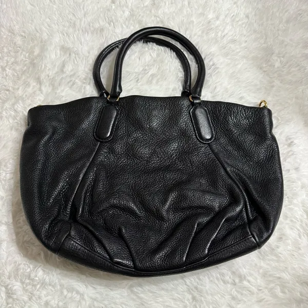 Marc by Marc Jacobs Pebbled Shoulder Bag in Black - Image 3