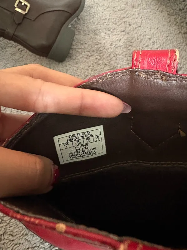 BOC born boots Red Size 6.5 - Image 5