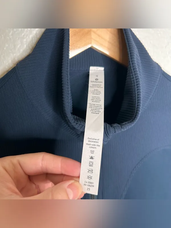Lululemon Movement To Movement Jacket Nocturnal Teal 4 - Image 12