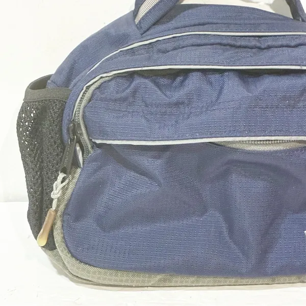 L.L. Bean Nylon Hiking Camping Fanny Waist Pack‎ Outdoor Bag Blue 1990s 90s - Image 2