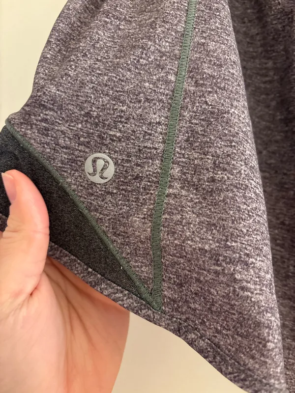 Heather Grey Lululemon Hotty Hot Shorts 4" - Image 3