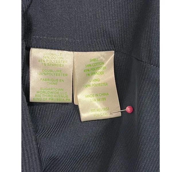 Lilly Pulitzer Charlena Dress Womens XS Blue Textured Shift Preppy Career Office - Image 4