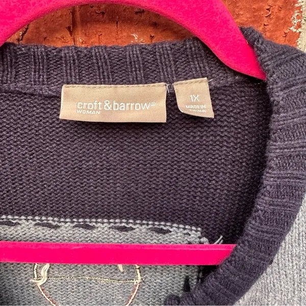 Croft & Barrow Vintage 90s sweater women’s size 1X - Image 4