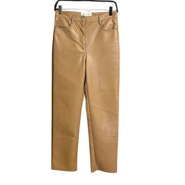 Wilfred The Melina Pant Shitake Vegan Leather Pants Size 4 - Image 4