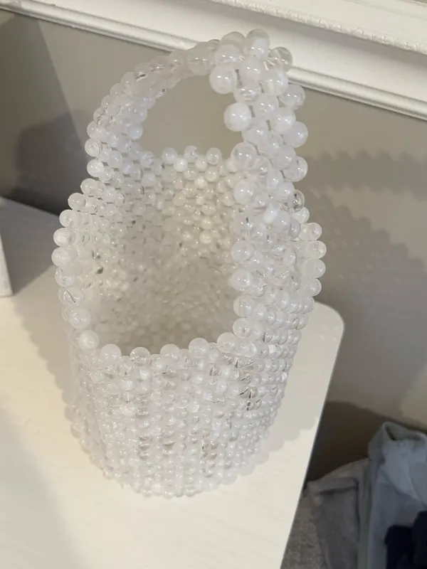 Beaded Bucket Bag - Image 6