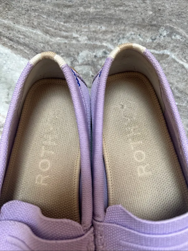 Rothy's The Driver Soft Loafer Slip-On Loafers Orchid Purple Sz 7 - Image 5