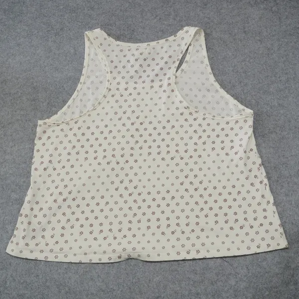Madewell Women's XXL Raw-Edge Pajama Tank in Bandana Flower Cozy Loungewear - Image 6