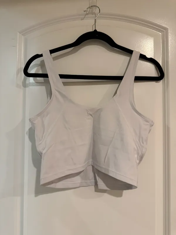 athletic crop tank top White Size M - Image 2