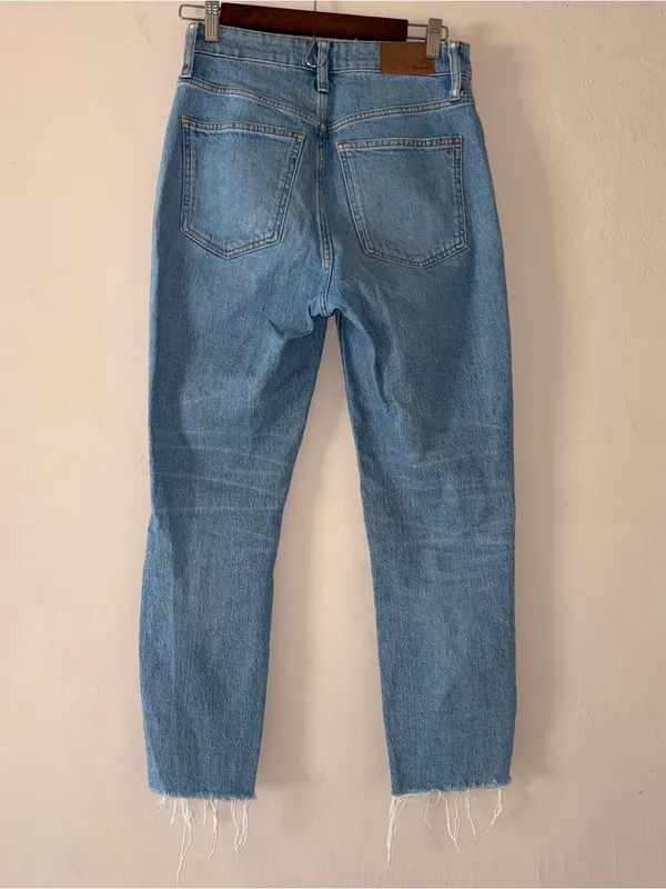 Madewell perfect vintage curvy jean distressed 26 - Image 3