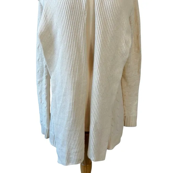 Ralph Lauren Black Label Circle Cable Knit Cardigan 100% Cashmere - Image 4