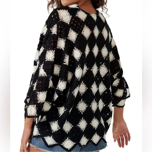Free People Beach House‎ crochet top sz XS S - Image 3