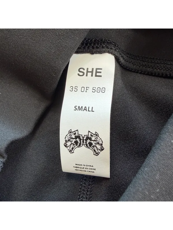 Darc Sport SHE Wolves Club Quad Wolf V2 Energy Shorts Black Women's S 35/500 NWT - Image 5