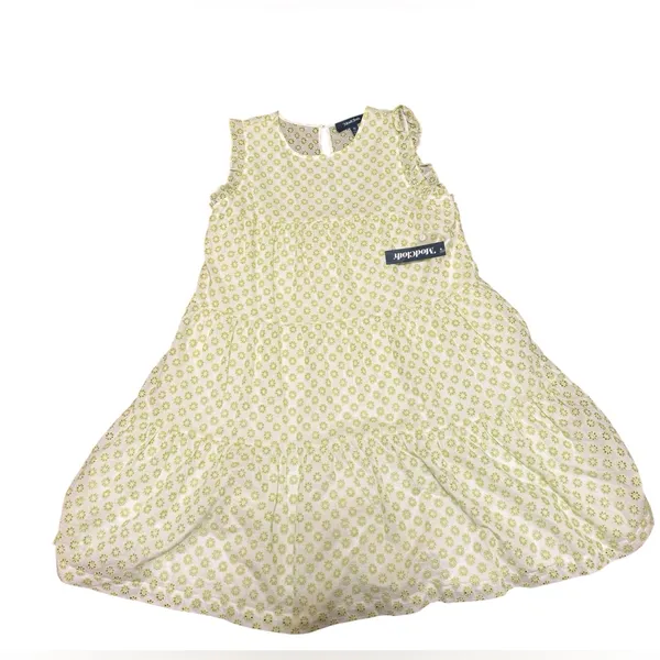 ModCloth Day Tripping Eyelet‎ Flower Fields Trapeze Dress Green White Sz M NEW - Image 13
