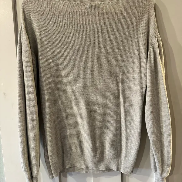 American Eagle Soft waffle light gray sweater‎ - Image 5