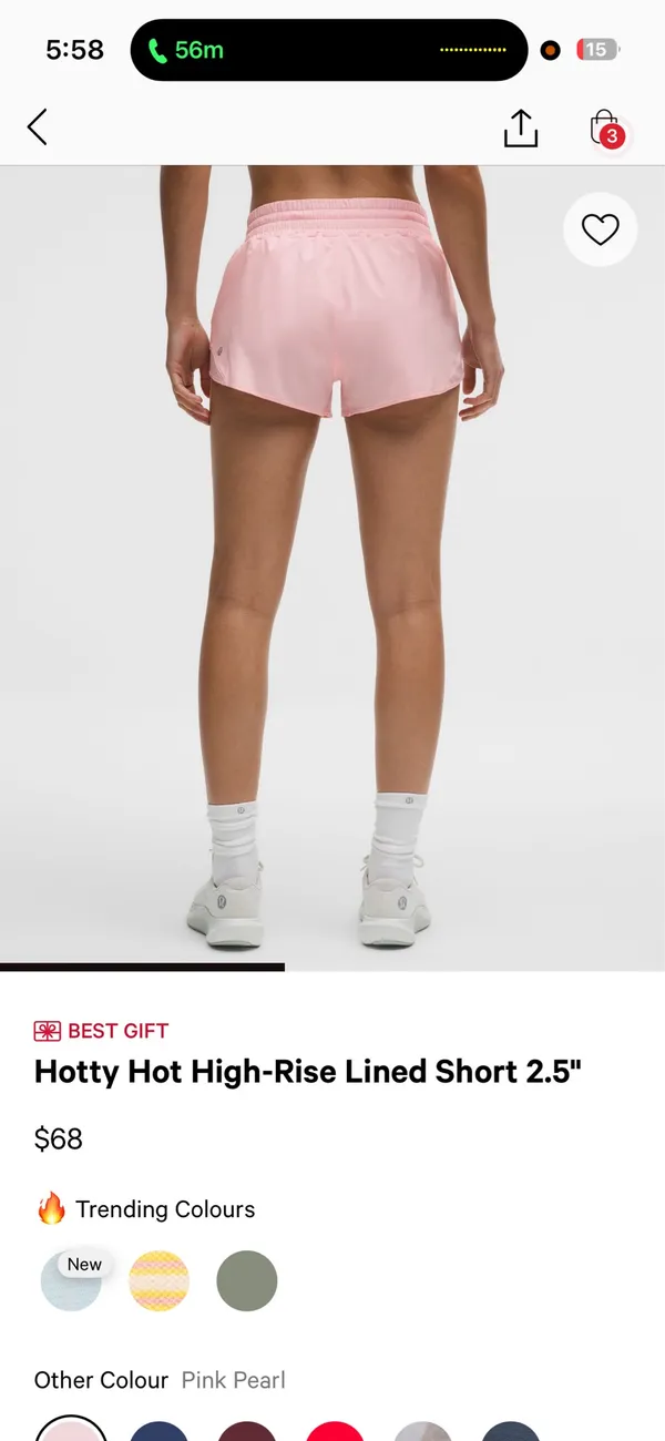 Lululemon Shorts Hotty Hot - Image 2