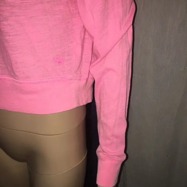 PINK Victoria’s Secret crop long sleeve tee - Image 2