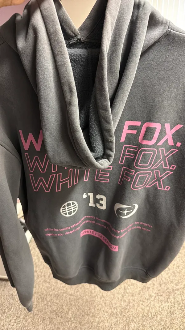 White Fox Boutique Hoodie Oversized - Image 4