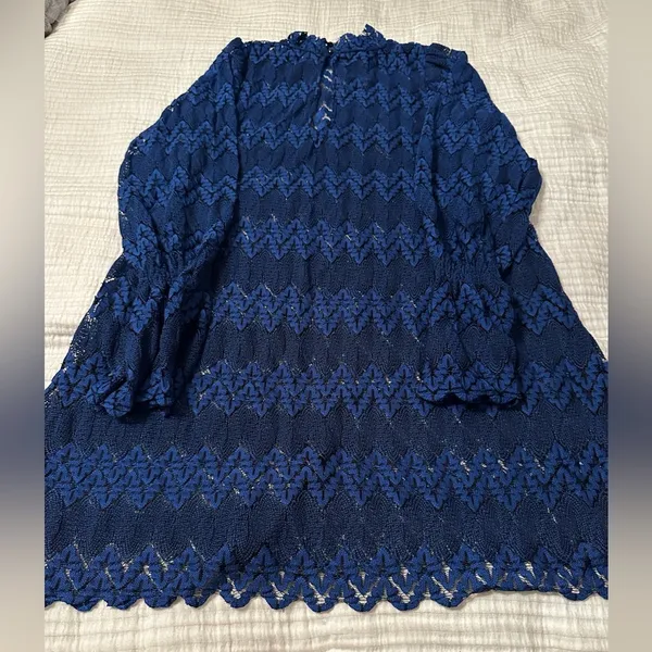 Free People Simone Mock Neck Mini Dress - NWT- Size S - Image 6