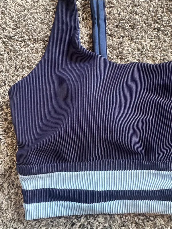 BEACH RIOT Kaida Colorblock Bikini Top, Size Large, $108 - Image 7