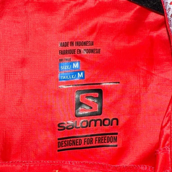Salomon AGILE WIND JACKET Orange Performance Jacket - Image 3