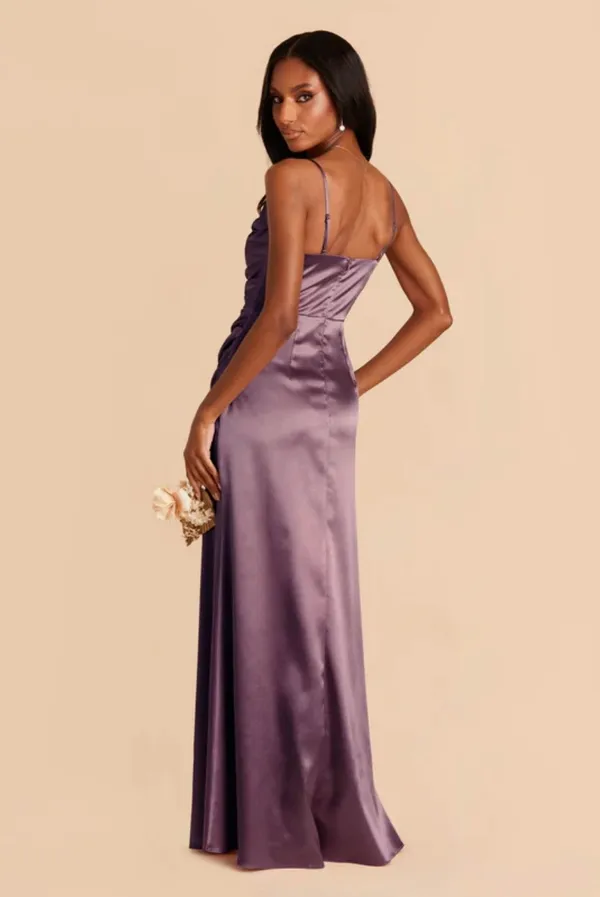 Birdy Grey Lydia Shiny Satin Dress - Image 2