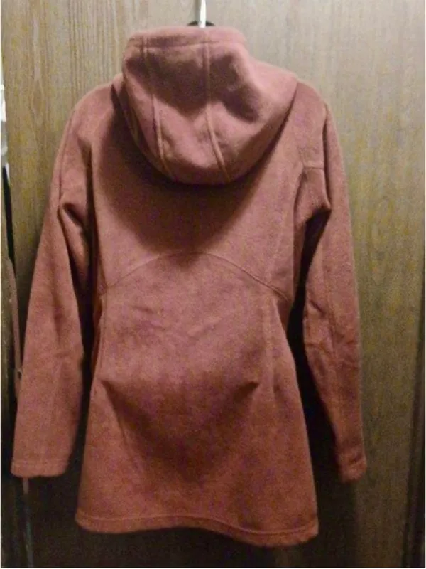 Columbia Women's Hooded Fleece Jacket Maroon Size M INV553 - Image 10