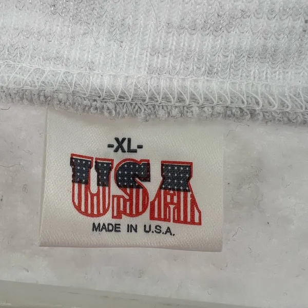 Made in USA vintage San Francisco fisherman’s wharf light gray sweatshirt XL - Image 3