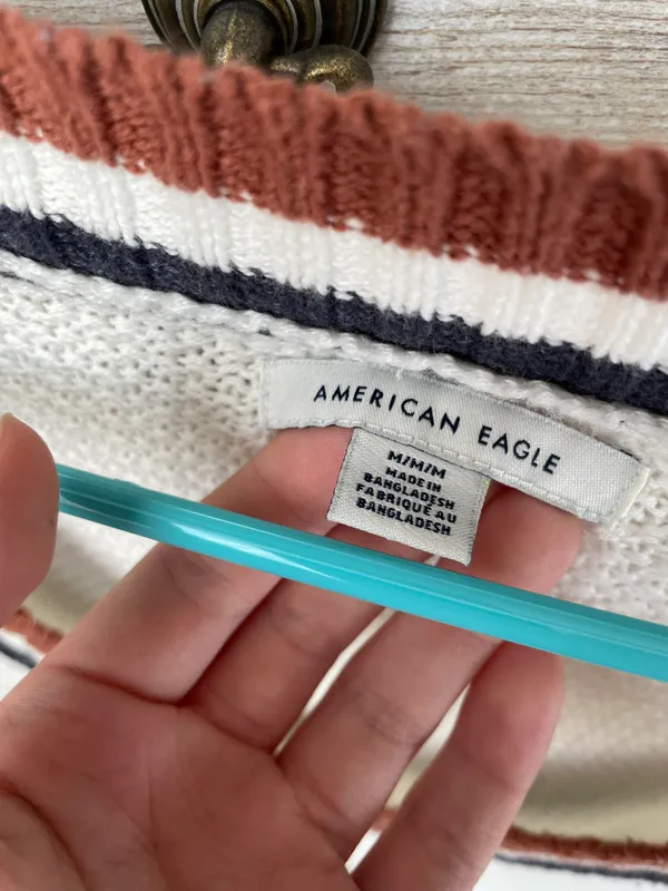 American Eagle Outfitters Cream Knit Sweater - Image 2