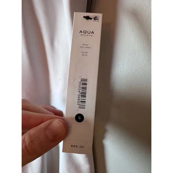 Aqua white athletic dress built in shorts size small tennis dress NWT $88 - Image 2