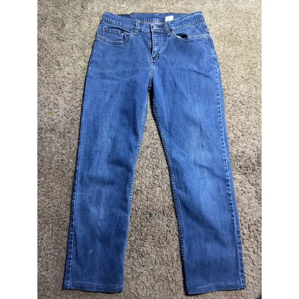 Levis 510 Women Jeans Size 6 MIS M Blue Lower Rise Slim Fit Vintage Denim Flawed - Image 2