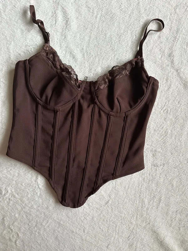 Generation Outcast Clothing Natalie Corset Mauve Leopardo - Image 5