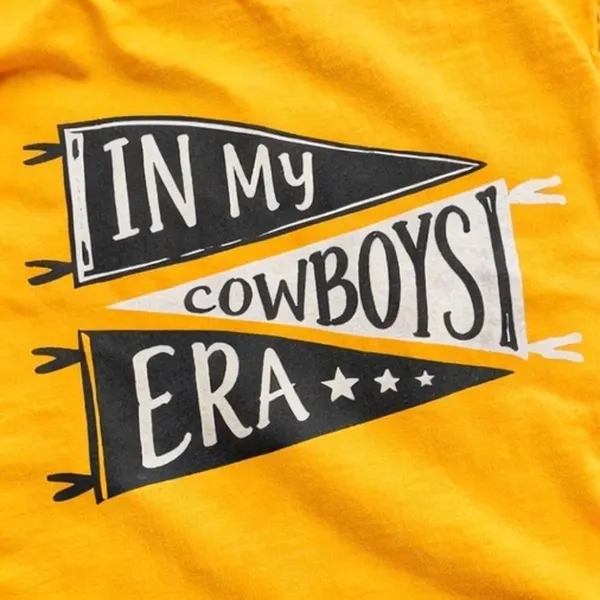 Texas True Yellow In the Cowboys Era Tee - Image 2