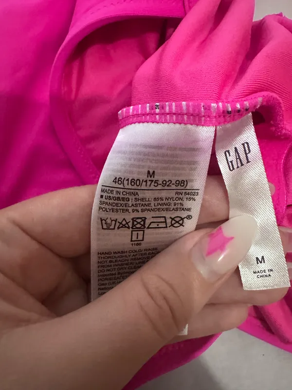 Pink Gap hot pink swimsuit one piece - Image 2