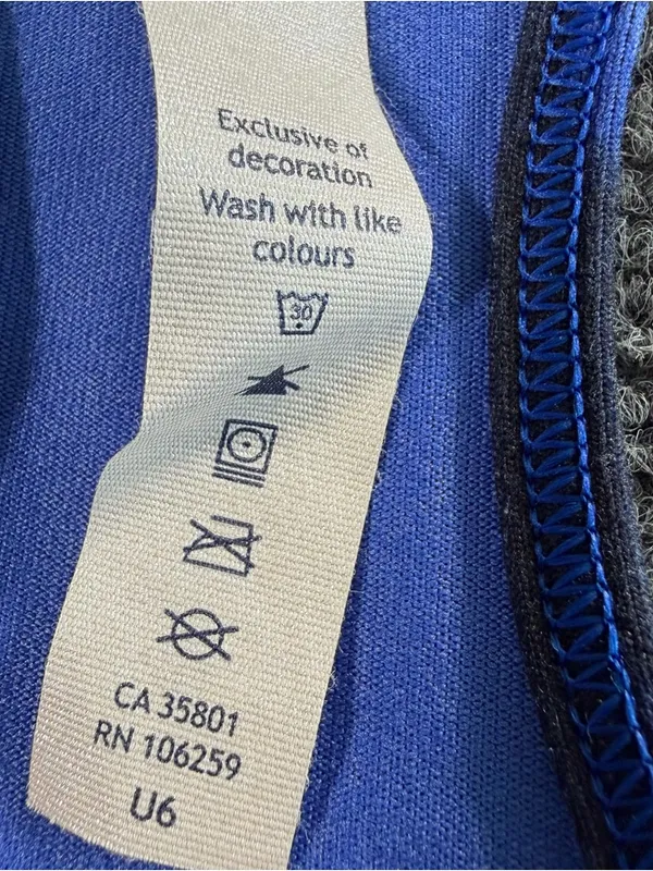 Lululemon Racer Back Tank Top Size 2 Blue Black Color Athletic Great Condition - Image 3