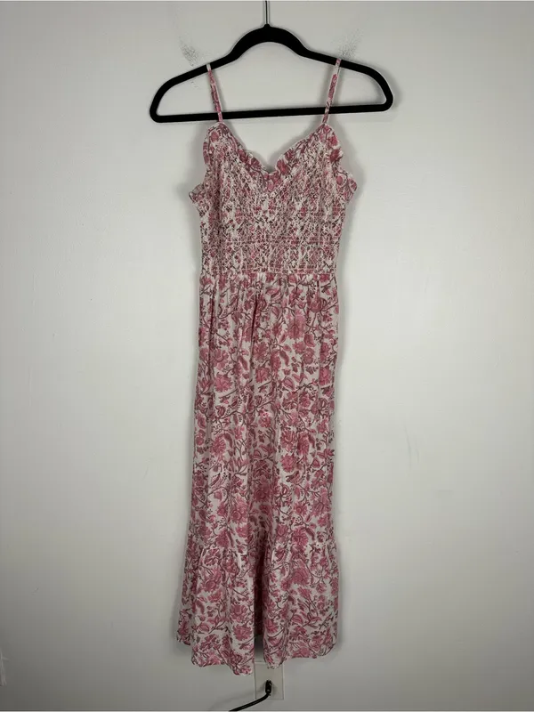 Anne Cate Willow Floral Cotton Midi Dress Women’s Sz Xs - Image 2