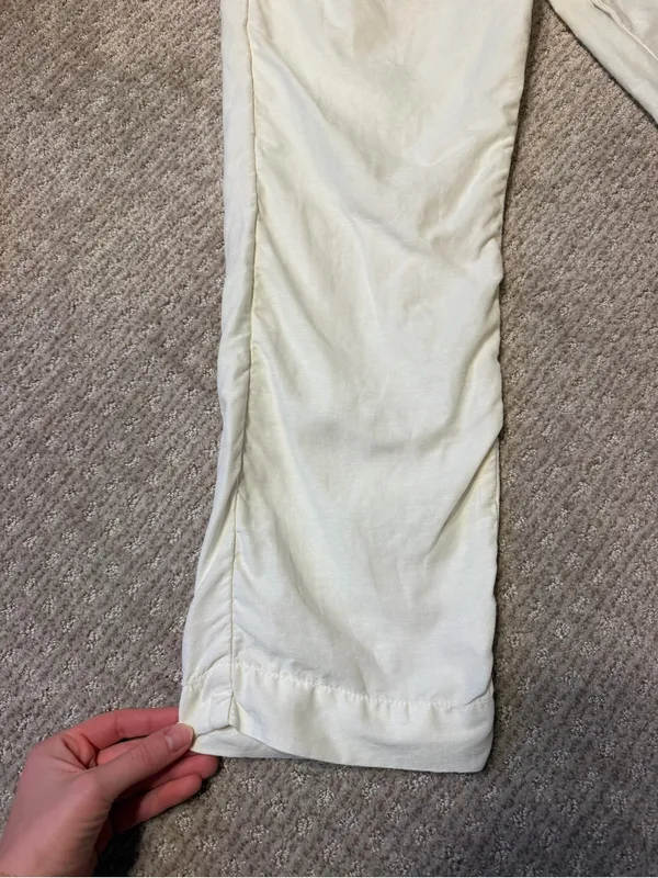NSF woman’s linen pants size small White - Image 5