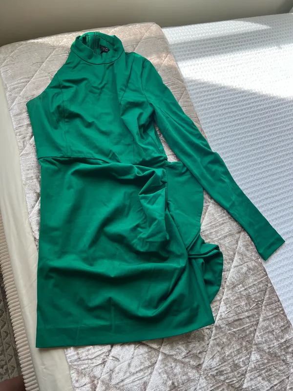 NBD Taj Revolve Mini Dress Kelly Green - Image 4