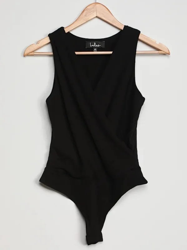 LULU's Sexy Romantic Chic Stretchy Comfy Soft Casual Bodysuit - Image 4