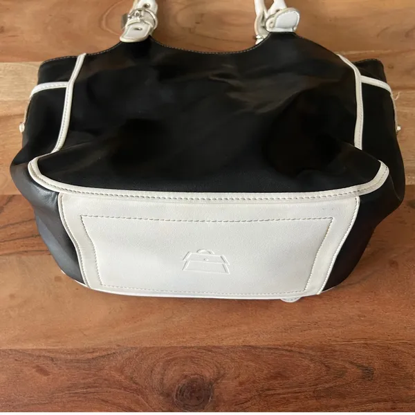Y2K Vintage KATHY Van Zeeland Two-Tone Minimalist Retro Indie Shoulder Bag - Image 5