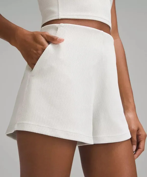 Lululemon Ribbed Softstream Shorts 2" - Image 3