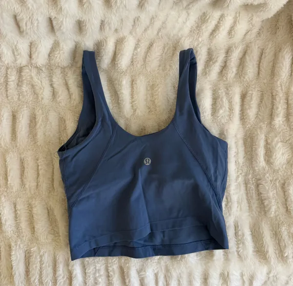 Lululemon Align Seamless V-Neck Bralette - Blue - Image 4