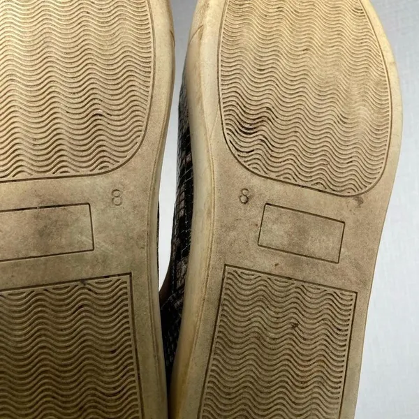 COCONUTS Snakeskin Print Slip On Sneakers Ankle Fashion Casual‎ Shoes - Image 4