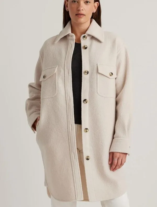Aritzia Wilfred Ganna Long Shirt Jacket - Image 8