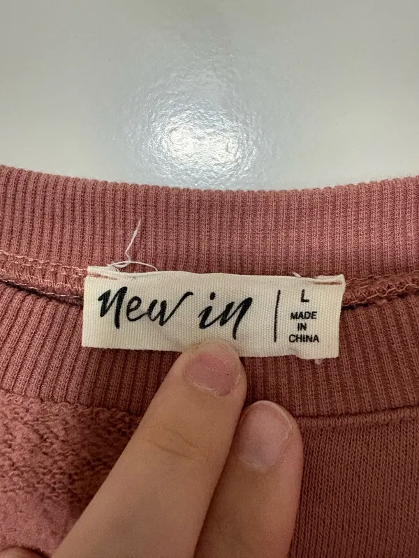 New In Sweatshirt Pink Size L - Image 3