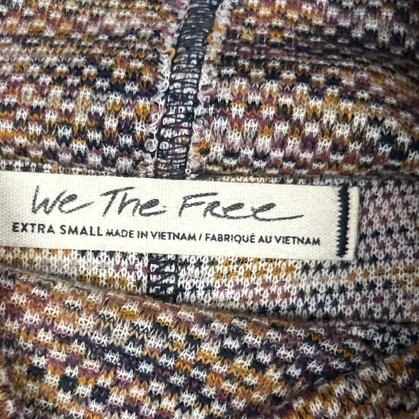 We The Free People Sunny Days Top Womens XS Pullover Turtleneck Shirt Oversized - Image 4