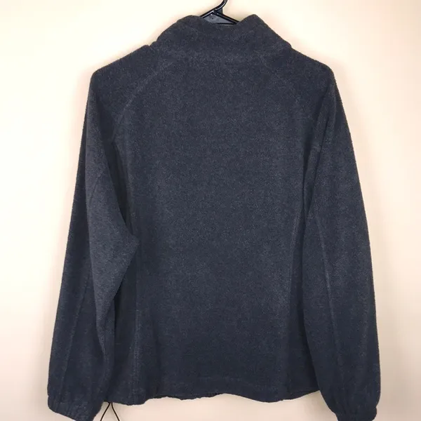 Columbia Women’s Camping Hiking Outdoor Gray Fleece Zip-Up Jacket - Image 7