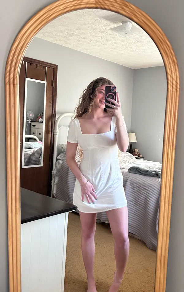 Princess Polly White Summer/Spring Dress  - Image 4