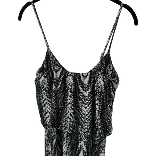 Y2K Seductions by Sirens Geometric‎ Print Maxi Dress Coastal Travel Resort XS - Image 6
