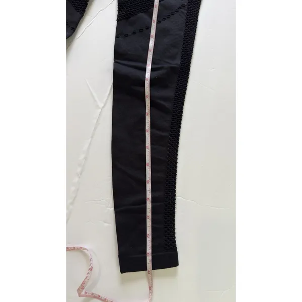 Innovista Womens Black Mesh Jumpsuit Size S Yoga Workout Unitard One-Piece - Image 8